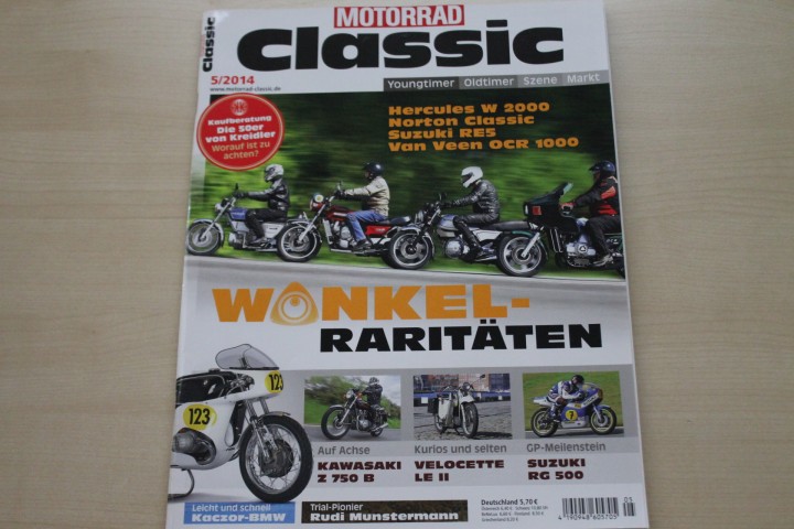 Deckblatt Motorrad Classic (05/2014)